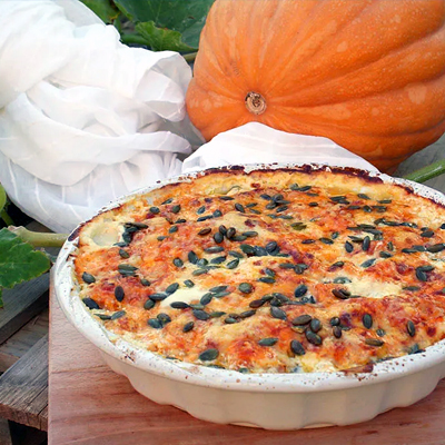 Veg Pumpkin Gratin